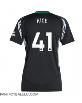 Arsenal Declan Rice #41 Tricou Fotbal Replică 2024-25 Femei Deplasare